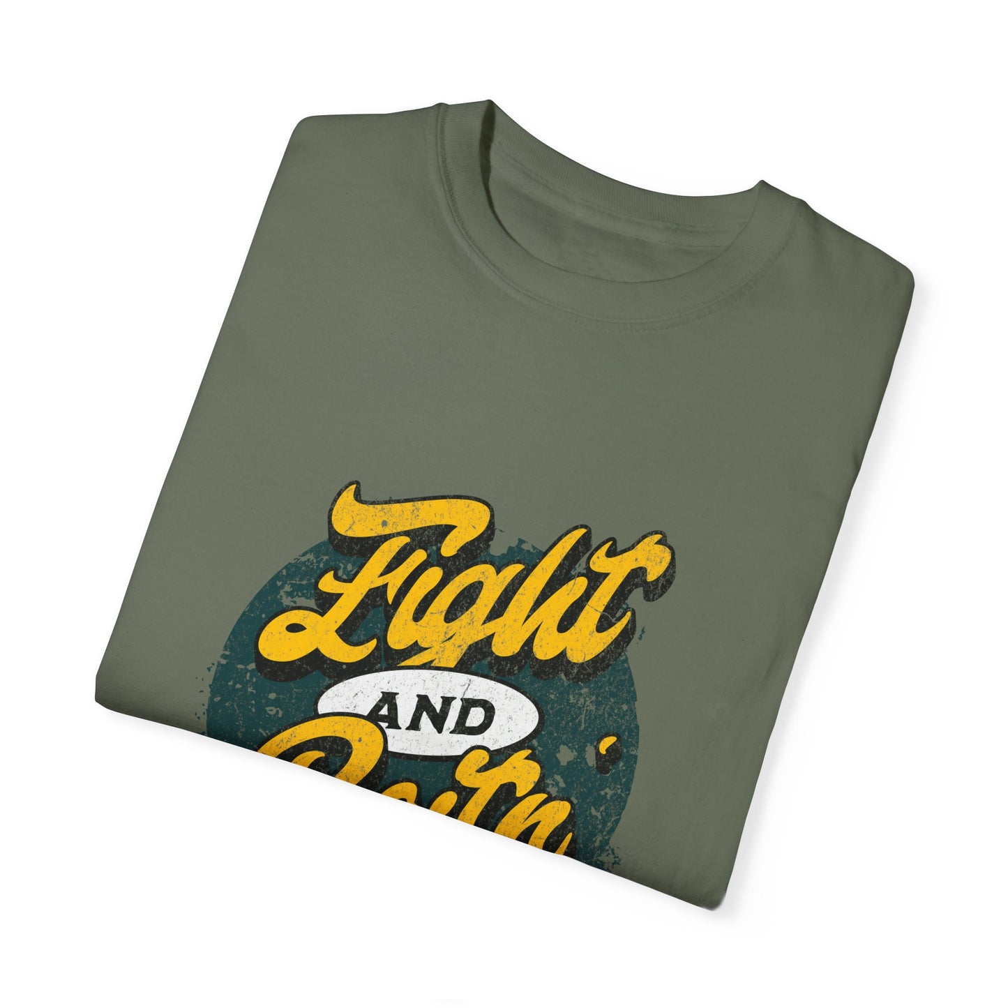 Unisex Garment-Dyed T-Shirt - 'Eight and Baitn' Graphic Tee