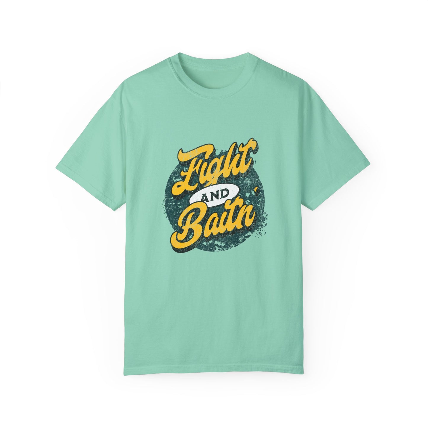 Unisex Garment-Dyed T-Shirt - 'Eight and Baitn' Graphic Tee