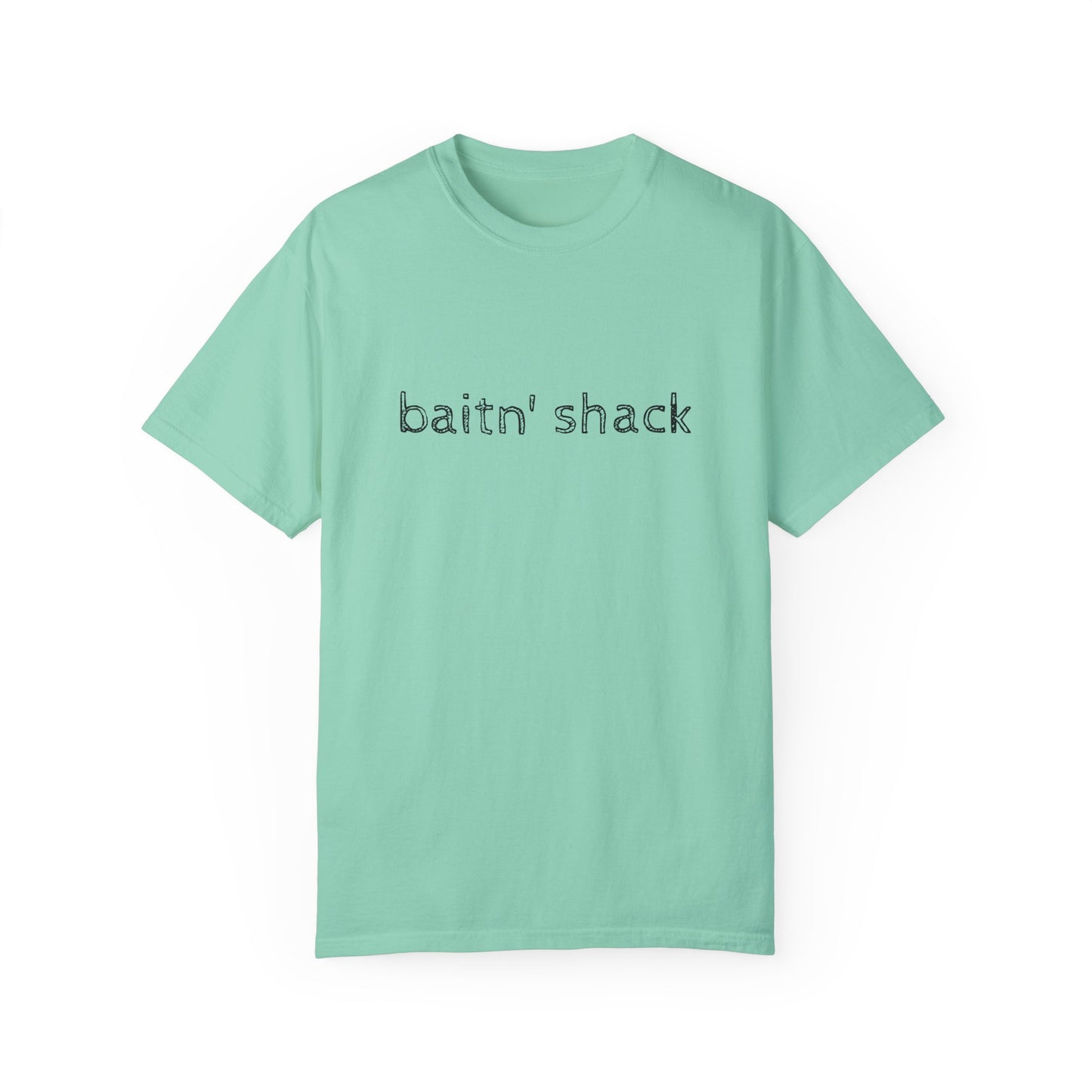 Unisex Garment-Dyed T-shirt - ‘Baitn’ Shack’ Casual Tee for Fishing Lovers