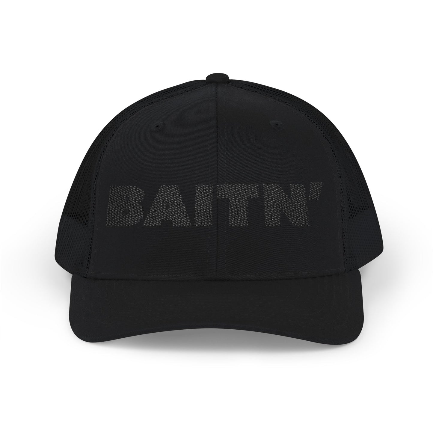 BAITN’ Blackout Trucker Hat – Richardson 112 Snapback